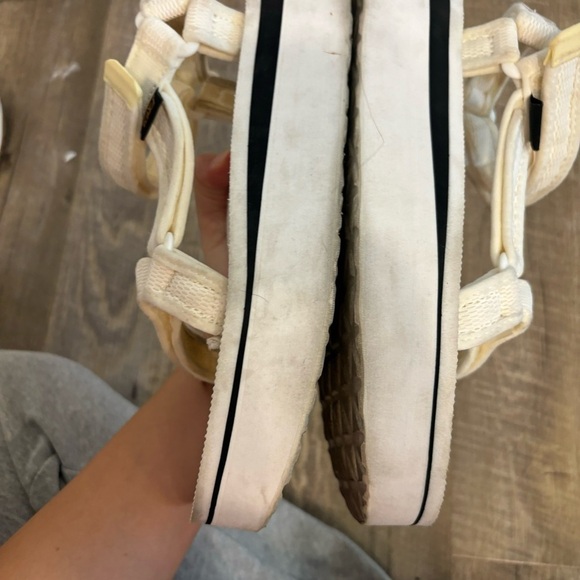 TEVAS platform white sandals - Picture 6 of 7